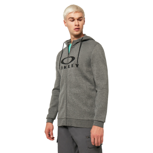 OAKLEY BARK FZ HOODIE 2.0 NEW ATHLETIC GREY