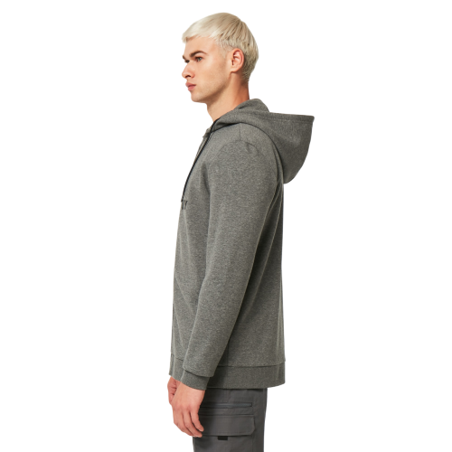 OAKLEY BARK FZ HOODIE 2.0 NEW ATHLETIC GREY