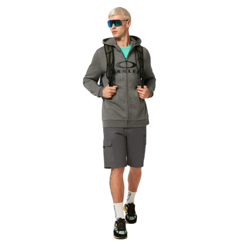 OAKLEY BARK FZ HOODIE 2.0 NEW ATHLETIC GREY