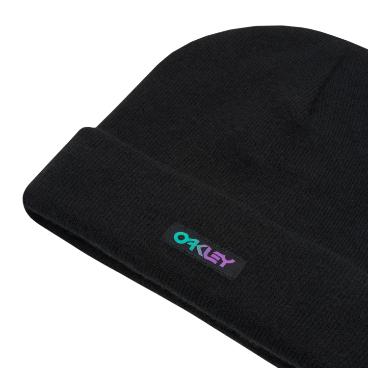 OAKLEY B1B GRADIENT PATCH BEANIE BLACKOUT