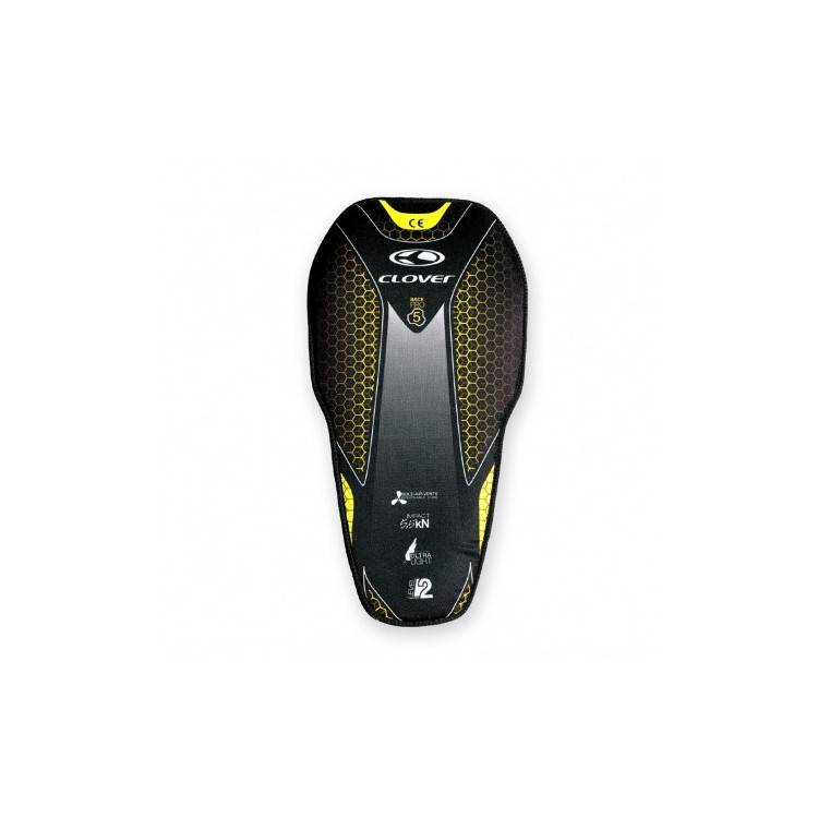 BACK PRO 5 INSERT CE L.2 BACKP NERO GIALLO | CLOVER