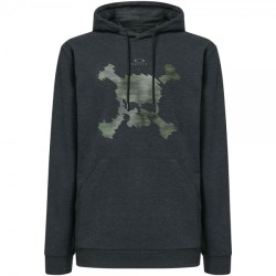 OAKLEY CAMO SKULL PULLOVER HOODIE BLACKOUT HTHR MPN FOA40432809G