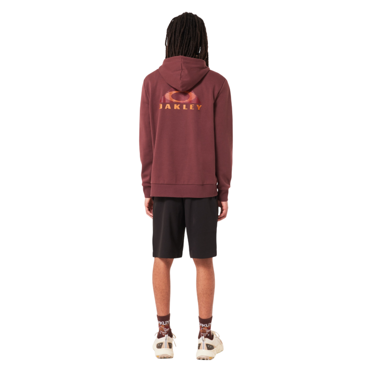 OAKLEY LINED MOUNTAIN BARK HOODIE GRENACHE