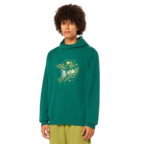 OAKLEY FINISH LINE HOODIE VIRIDIAN