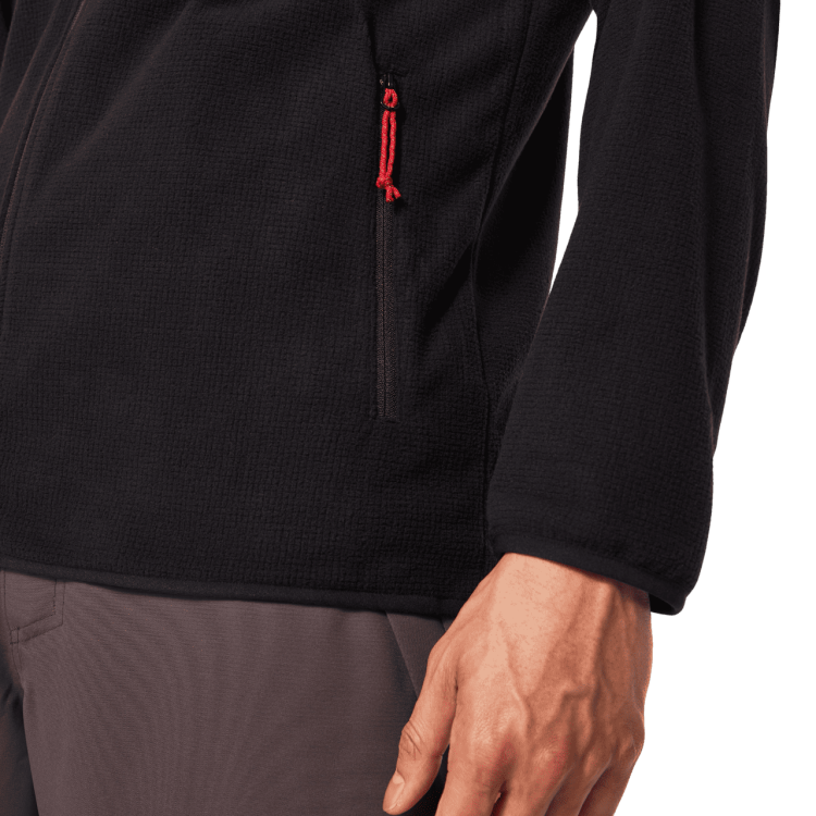 OAKLEY ALPINE FULL ZIP SWEATSHIRT BLACKOUT