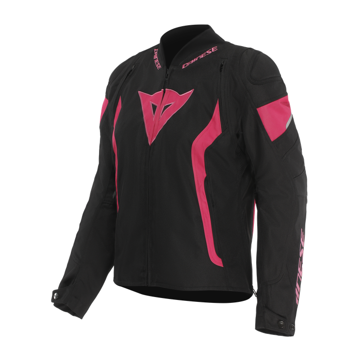 AVRO 5 TEX JACKET WMN BLACK FLUO PINK |DAINESE