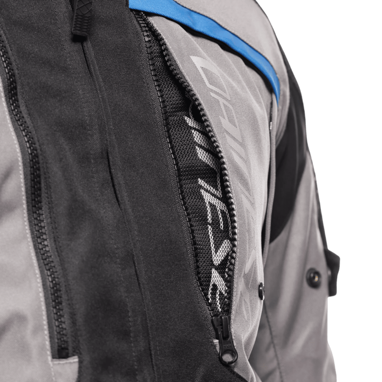 DAINESE GULLFOSS D-DRY JACKET GARGOYLE BLACK BLUE | DAINESE