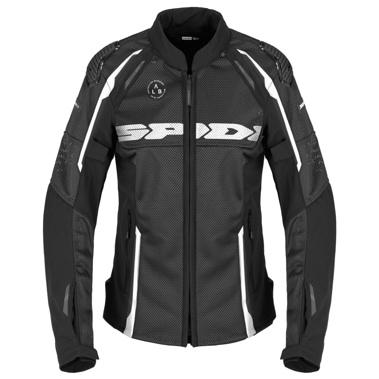 GIACCA RACE WARRIOR 2 NET LADY NERO BIANCO | SPIDI