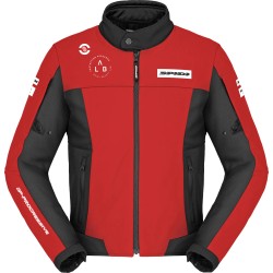 GIACCA CORSA TEX ROSSO NERO | SPIDI