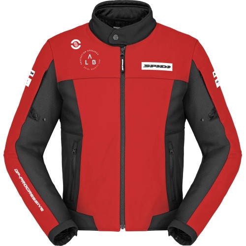 GIACCA CORSA TEX ROSSO NERO | SPIDI
