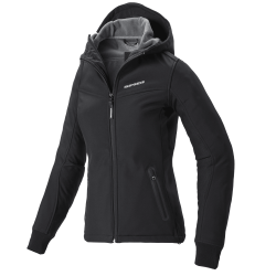 HOODIE ARMOR LADY NERO DONNA | SPIDI