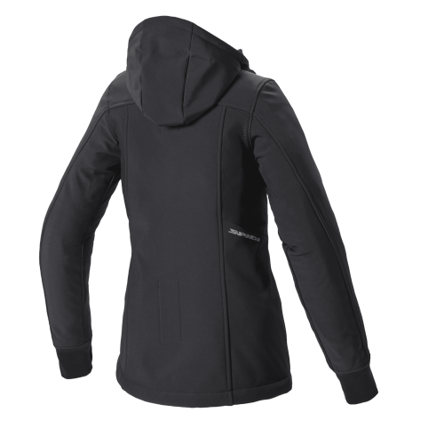 HOODIE ARMOR LADY NERO DONNA | SPIDI