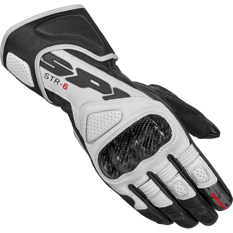 GUANTI STR-6 NERO BIANCO UOMO | SPIDI