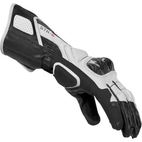 GUANTI STR-6 NERO BIANCO UOMO | SPIDI