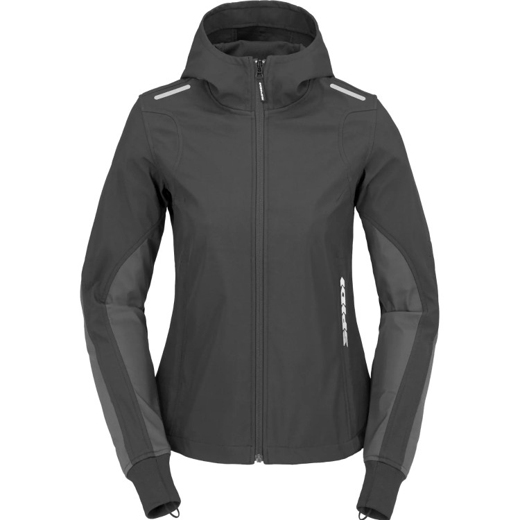 HOODIE ARMOR LIGHT LADY NERO DONNA | SPIDI
