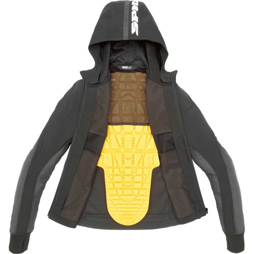 HOODIE ARMOR LIGHT LADY NERO DONNA | SPIDI