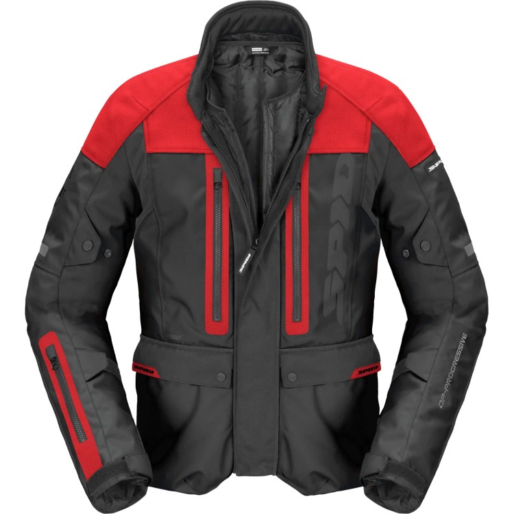 GIACCA TRAVELER 3 EVO NERO ROSSO UOMO | SPIDI