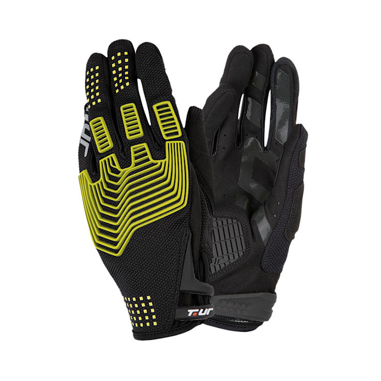 GUANTO G–THREE BLACK–YELLOW FLUO | T.UR