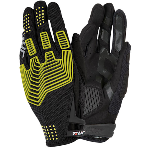 GUANTO G–THREE BLACK–YELLOW FLUO | T.UR