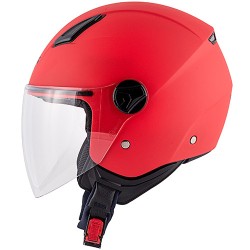 CASCO D-JET KV28 MIAMI BASIC ROSSO OPACO KAPPA