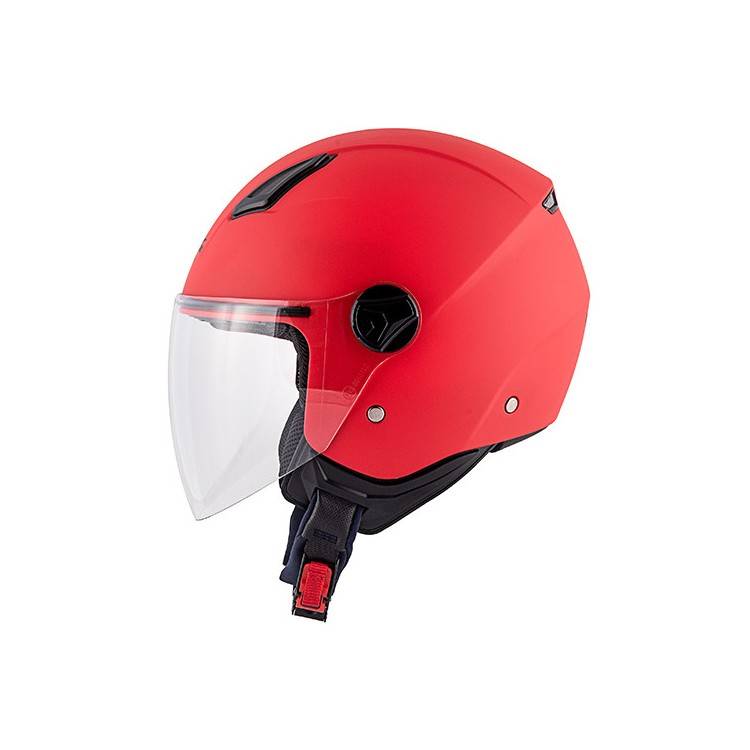CASCO D-JET KV28 MIAMI BASIC ROSSO OPACO KAPPA