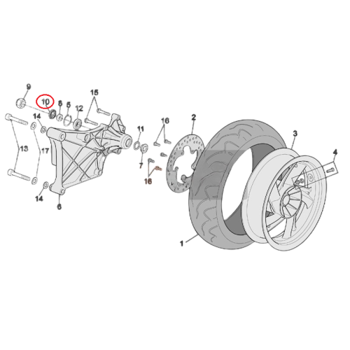 AP8149465 PROTEZIONE PARAPOLVERE | PIAGGIO RICAMBI ORIGINALI
