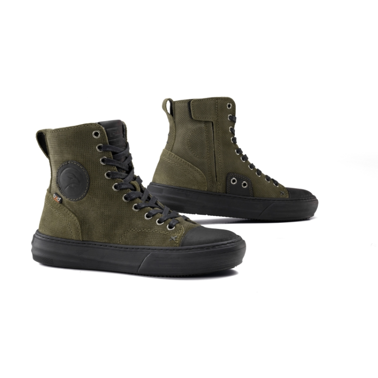 SNEAKERS LENNOX 2 LADY GREEN ARMY | GIANNI FALCO MOTORCYLE BOOTS