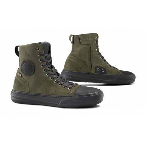 SNEAKERS LENNOX 2 GREEN ARMY | GIANNI FALCO MOTORCYLE BOOTS