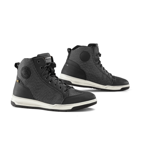 STIVALI PYRO 2 BLACK GREY | GIANNI FALCO MOTORCYLE BOOTS