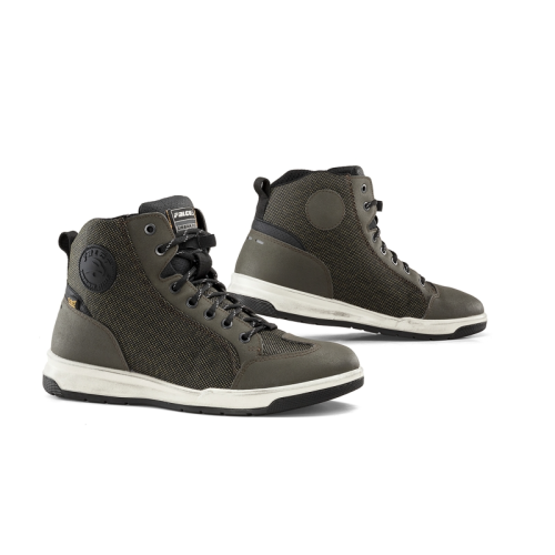 STIVALI PYRO 2 BLACK ARMY GREEN | GIANNI FALCO MOTORCYLE BOOTS