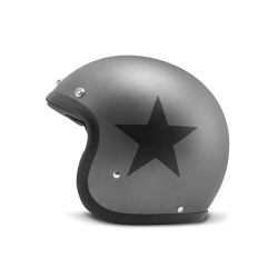 CASCO JET VINTAGE STAR GREY | DMD HELMETS