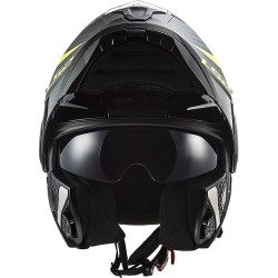 CASCO MODULARE LS2 FF902 SCOPE SKID BLACK H-V YELLOW