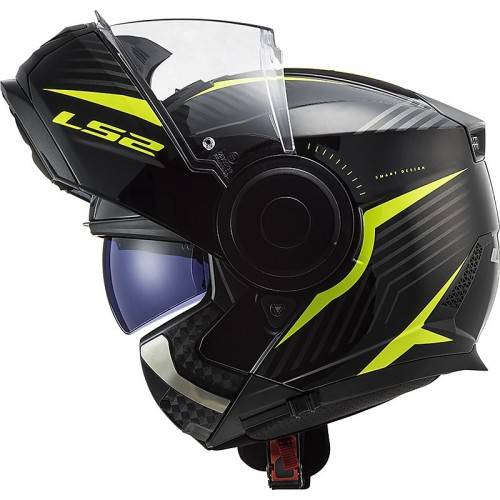 CASCO MODULARE LS2 FF902 SCOPE SKID BLACK H-V YELLOW
