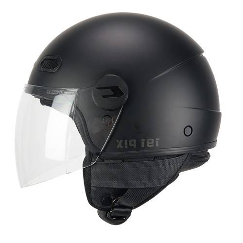 CASCO JET 191A PIX MONO NERO OPACO SAGOMATA | CGM