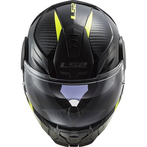 CASCO MODULARE LS2 FF902 SCOPE SKID BLACK H-V YELLOW