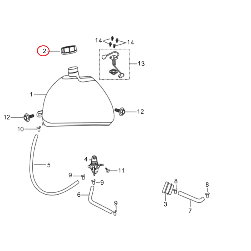A4A-62210-00-00 TAPPO SERB. | PIAGGIO RICAMBI ORIGINALI
