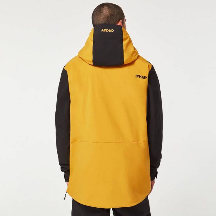 OAKLEY TNP TBT INSULATED ANORAK AMBER YELLOW/BLACKOUT