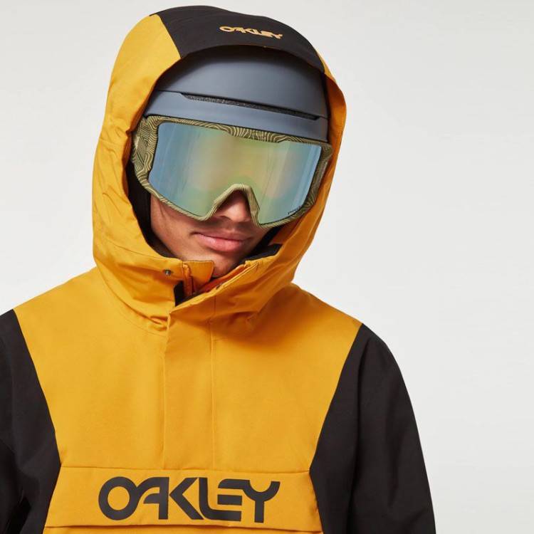 OAKLEY TNP TBT INSULATED ANORAK AMBER YELLOW/BLACKOUT