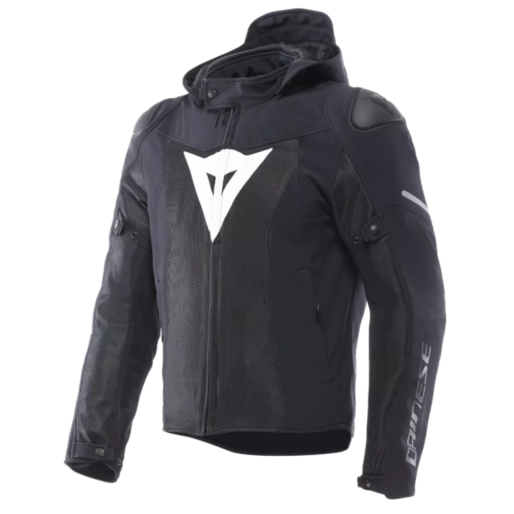 SUPER SPRINT AIR TEX JACKET BLACK WHITE |DAINESE