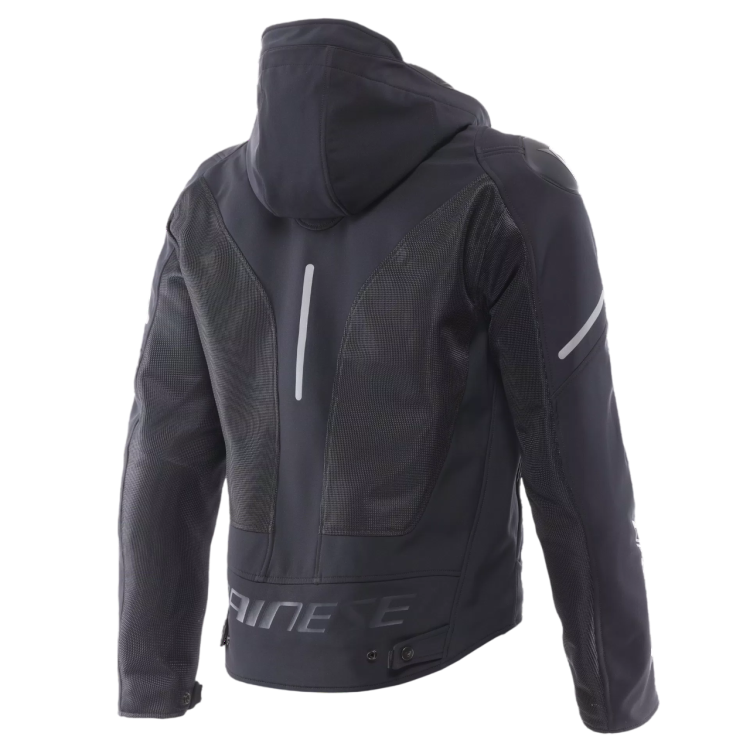 SUPER SPRINT AIR TEX JACKET BLACK WHITE |DAINESE