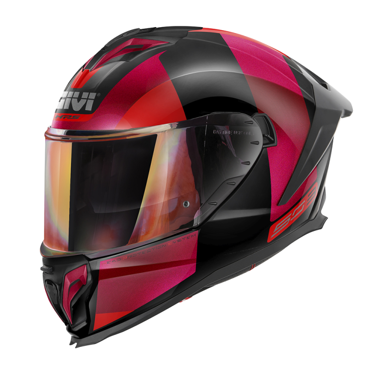 CASCO GIVI INTEGRALE 50.3 VISION NERO BIANCO ROSSO | GIVI