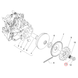 CM100608 DISTANZIALE | PIAGGIO RICAMBI ORIGINALI