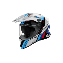 CASCO INTEGRALE COMMANDER 2 SKIP WHITE RED GLOSS | AIROH