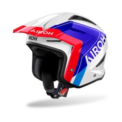 CASCO JET TRR II HUNT BLUE RED GLOSS | AIROH