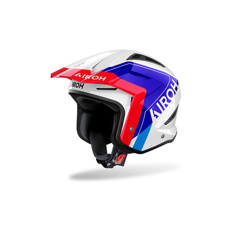 CASCO JET TRR II HUNT BLUE RED GLOSS | AIROH