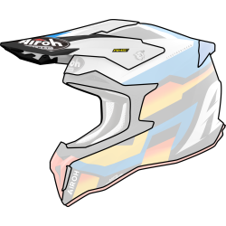 STRYCKER PEAK GLAM BLUE MATT KIT | AIROH