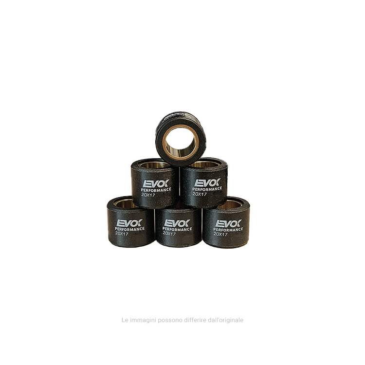 100480107 KIT RULLI EVOK IRON DRIVE 20X17MM 11GR | RMS