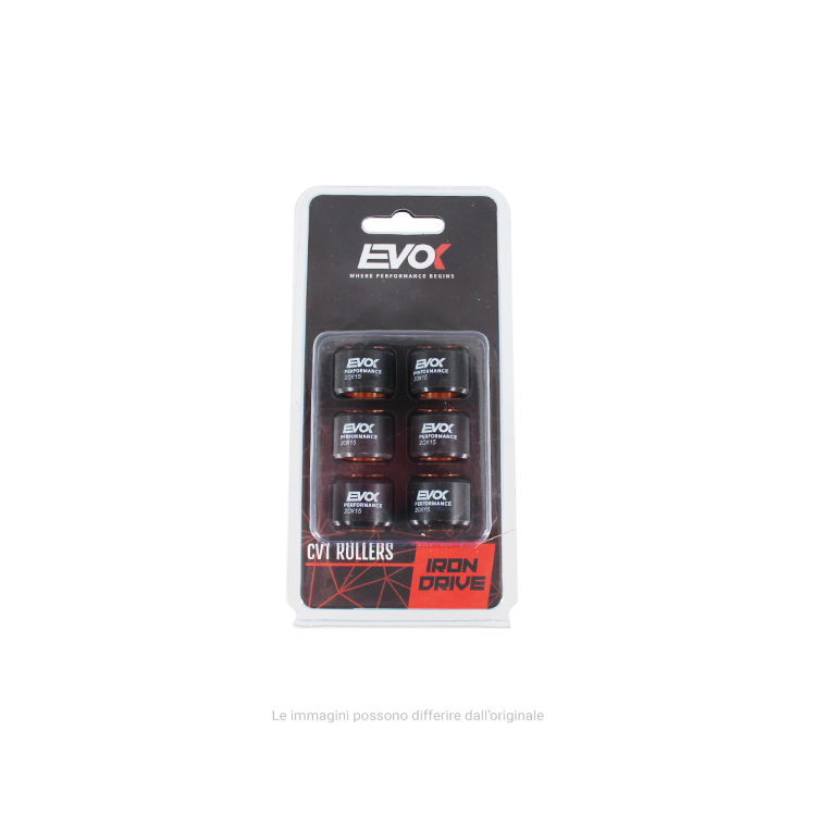 100480097 KIT RULLI EVOK IRON DRIVE 20X15MM 12.5GR | RMS