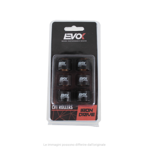 100480046 KIT RULLI EVOK IRON DRIVE 18X14MM 12GR | RMS