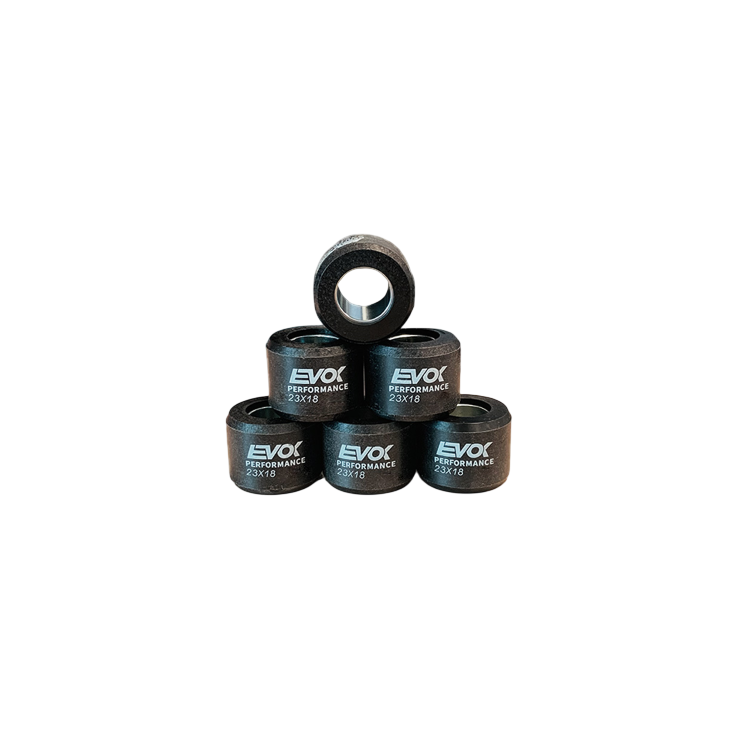 100480127 KIT RULLI EVOK IRON DRIVE 23X18MM 18GR | RMS